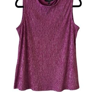 Fred David Shimmering Purple Tank Top